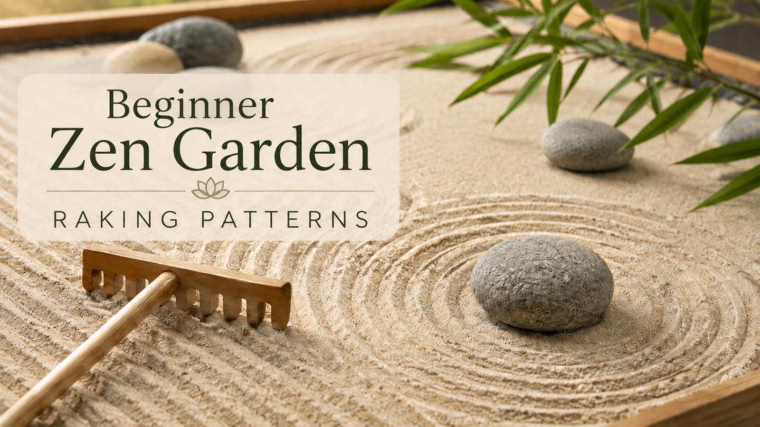 Beginner Zen Garden Raking Patterns