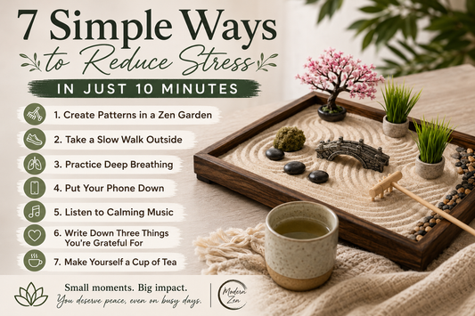 7 Simple Ways to Reduce Stress in Just 10 Minutes
