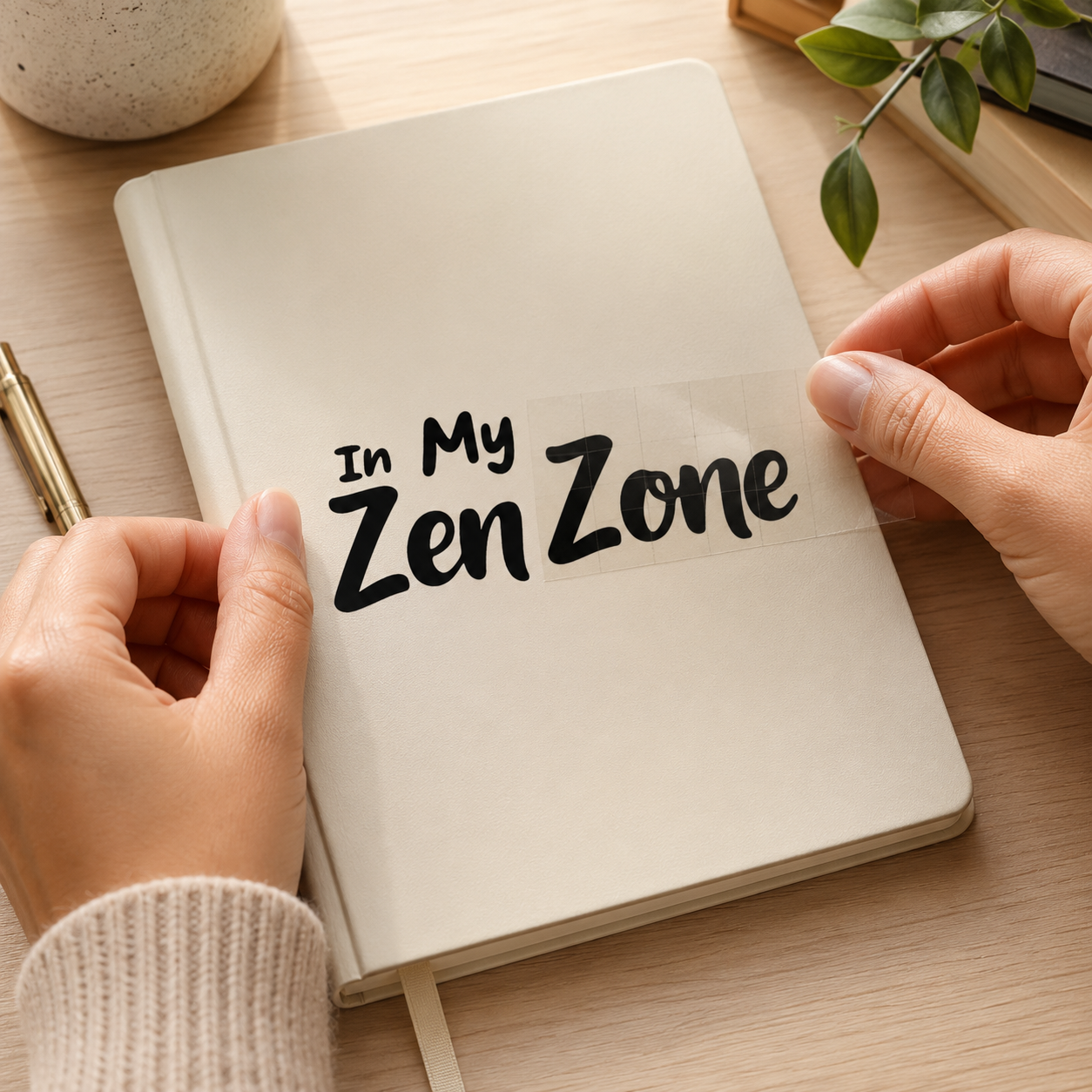 In My Zen Zone Vinyl Decal | Mindfulness Car Window Sticker