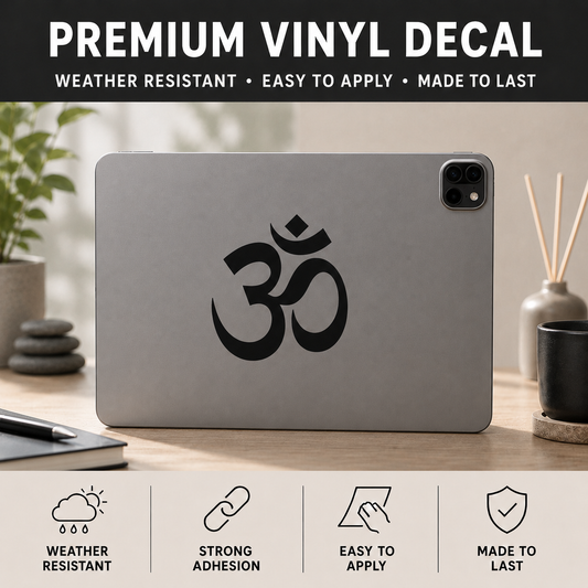 Om Vinyl Decal | Yoga & Meditation Sticker
