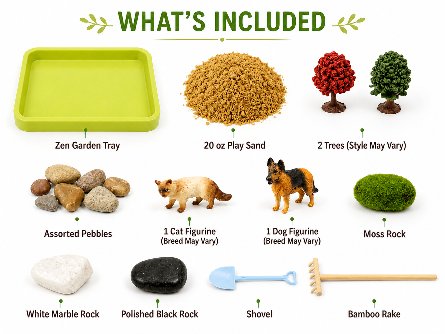 Furry Friends Kids Zen Garden – Animal Sensory Sand Play Kit for Calm, Creative Fun