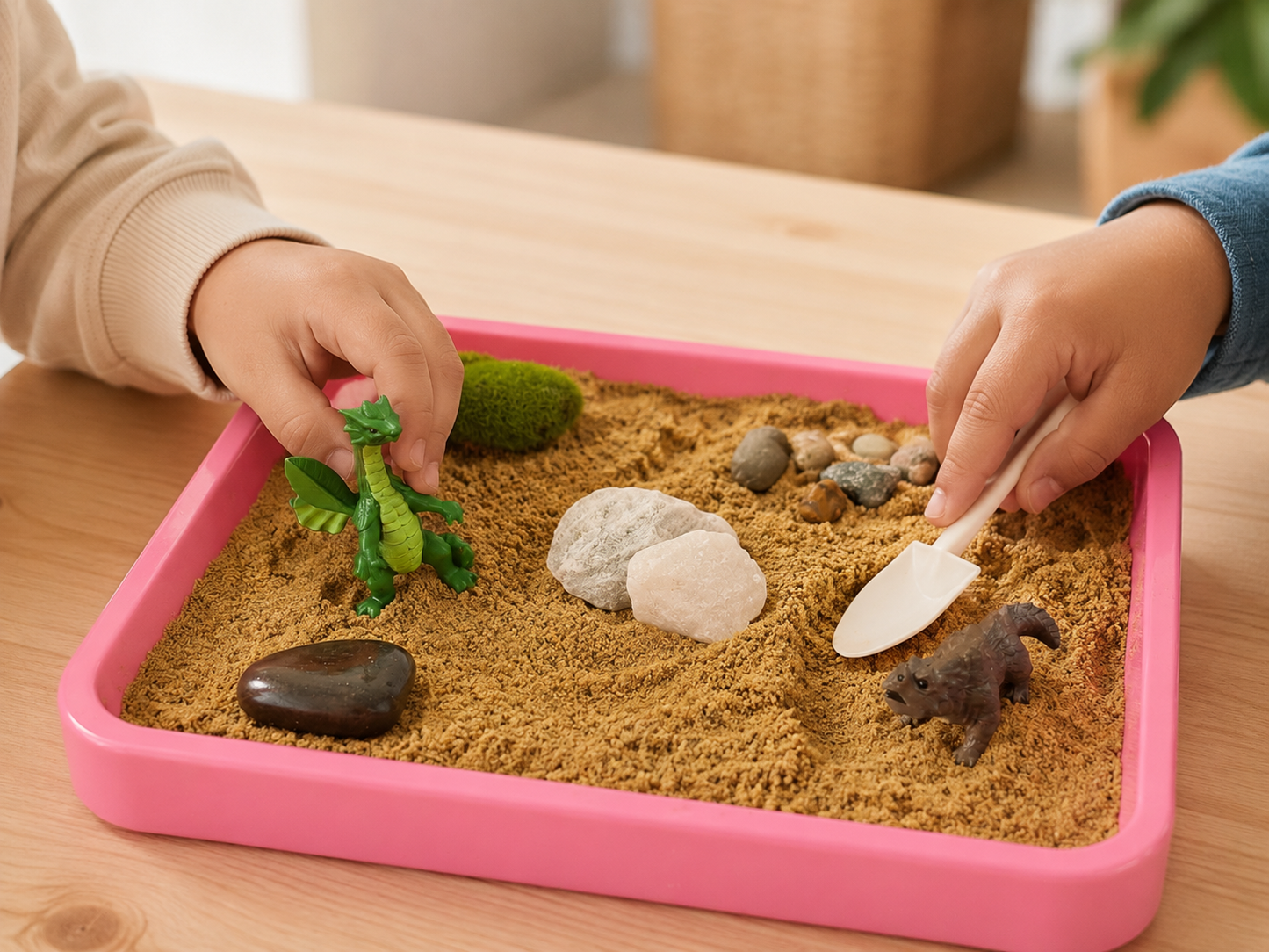 Dragon Quest Kids Zen Garden – Dragon Sensory Sand Play Kit for Calm, Creative Fun