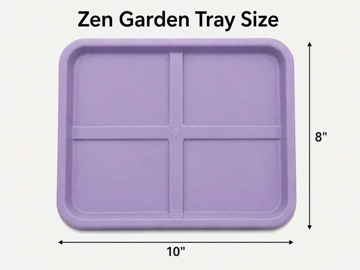 Kitty Litter Zen Garden – Funny Mini Desktop Cat Zen Garden Kit