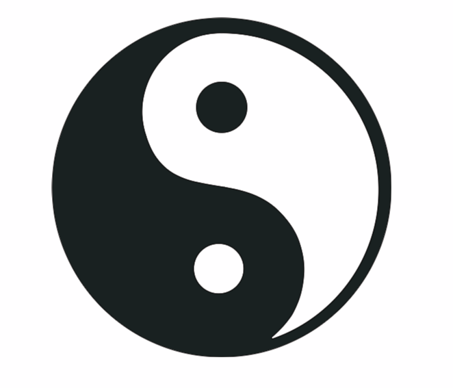 Yin Yang Vinyl Decal | Balance & Harmony Car Window Sticker